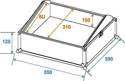Omnitronic MCB-19, schräg, sw 6HE Flightcase (l x b x h) 350 x 545 x 240 mm Omnitronic MCB-19, schräg, sw 6HE Flightcase (l x b x h) 350 x 545 x 240 mm