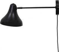 Dyberg Larsen wandlamp Tokyo E27 led 42 cm 60 W staal - thumbnail