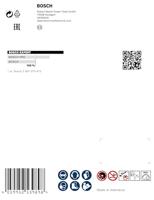 Bosch Accessoires EXPERT Hard Ceramic diamantdoorslijpschijf 115 x 22 |23 x 1 |4 x 10 mm - 2608900654 - thumbnail