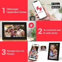 Denver PFF-1503BMK2 Digitale WiFi-fotolijst 39.6 cm 15.6 inch Energielabel: D (A - G) 1920 x 1080 Pixel 16 GB Zwart - thumbnail