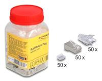 DeLOCK 67177 kabel-connector RJ45 Zilver, Transparant - thumbnail