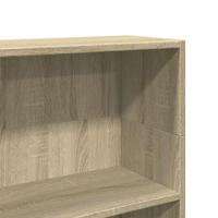 Boekenkast 80x24x109 cm bewerkt hout sonoma eikenkleurig - thumbnail