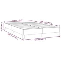 Bedframe fluweel roze 120x200 cm - thumbnail