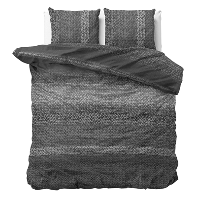 Dreamhouse DH Flanel Gradient Knits Antraciet 200 x 220 cm