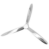 VidaXL Propeller voor aan de muur 70 cm aluminium zilver - thumbnail