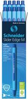 10x Schneider Slider Edge M balpen blauw - thumbnail