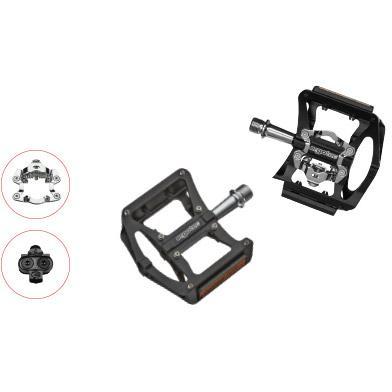 Elvedes Ergotec pedalen ep superlight 9/16" aluminium zwart