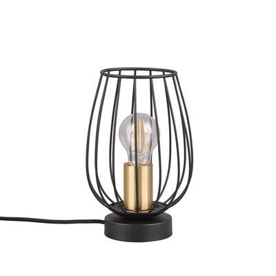 LED Tafellamp Mat Zwart Metaal met E27 Fitting - Modern Design