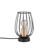 LED Tafellamp Mat Zwart Metaal met E27 Fitting - Modern Design - thumbnail