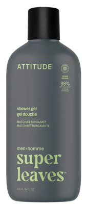Attitude Super Leaves Men Matcha & Bergamot Showergel