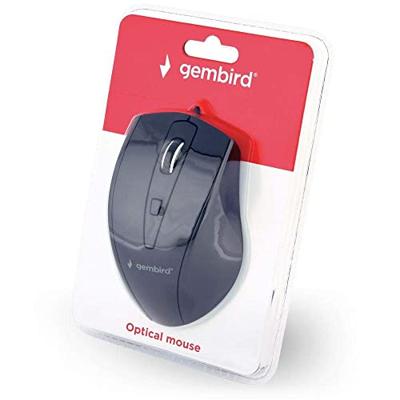 4-knops optische muis, USB, zwart