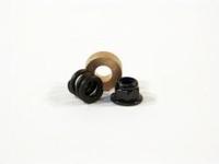 HPI - Spring 4.9x8x7mm and washer 4.3x10x1.0mm (hex hole/black) set (87042) - thumbnail