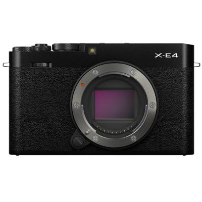 Fujifilm X E4 MILC body 26,1 MP X-Trans CMOS 4 9600 x 2160 Pixels Zwart