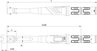 Gedore DMSE 150 2641453 Momentsleutel Insteekviertkant 9 x 12 mm 30 - 150 Nm