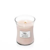 WoodWick vanilla & sea salt medium candle - thumbnail