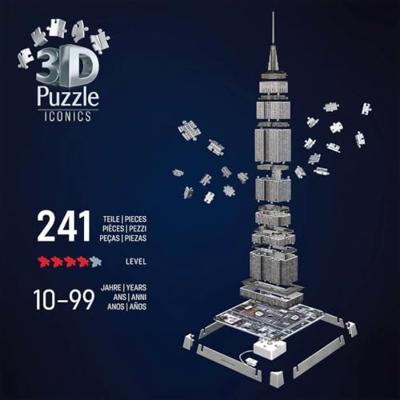 Ravensburger 3d puzzel iconics empire state building - met licht - 241st.