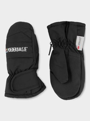 Poederbaas Ski Wanten Kinderen Zwart-6 (164)