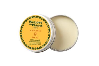 We Love The Planet Zonnebrand - blik - spf50 - vegan - 35g We Love The Planet Zonnebrand - blik - spf50 - vegan - 35g