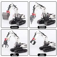 Huina RC 594 22CH Excavator (metaal) - thumbnail