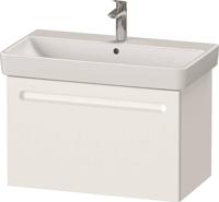 Wastafelkast Duravit No.1 Met 1 Lade 74x42.6x47.8cm Met Geïntegreerde Greep Mat Wit - thumbnail