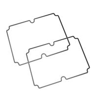 Hammond Electronics 1550Z120GASKET Afdichting Silicone Zwart (l x b x h) 160 x 100 x 2 mm 2 stuk(s) - thumbnail