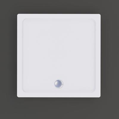 Douchebak BWS Racer Vierkant Acryl 90x90 cm Wit Douchebak BWS Racer Vierkant Acryl 90x90 cm Wit