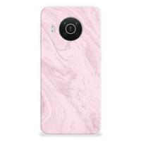 Nokia X10 | X20 | TPU | Siliconen hoesje | Marble Pink - Origineel Cadeau Vriendin - thumbnail