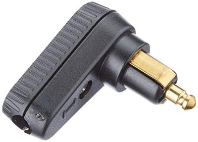 BAAS DIN-Winkelstecker BA12 Haakse DIN-stekker BA12 Stroombelasting (max.): 8 A Geschikt voor Standaardcontactdozen Stekker 6 - 24 V=