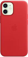 Apple Leather MagSafe Case iPhone 12 Mini Red - thumbnail