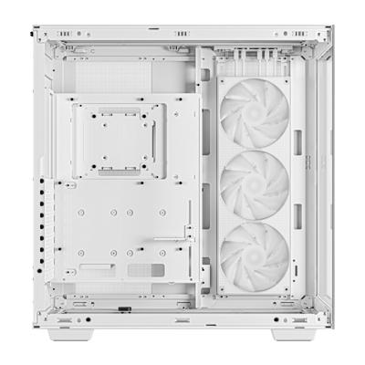 DeepCool ch780 midi tower behuizing (wit | 4x usb-a | 1x usb-c | rgb | window)