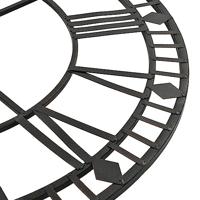 Wandklok vintage-stijl met quartz-mechanisme XXL 60 cm metaal - thumbnail