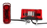 WAS Kentekenverlichting Open kabeleinden Achter 12 V/DC, 24 V/DC - thumbnail