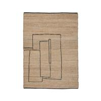 Kave Home Vloerkleed 'Velira' Jute, 160 x 230cm - thumbnail