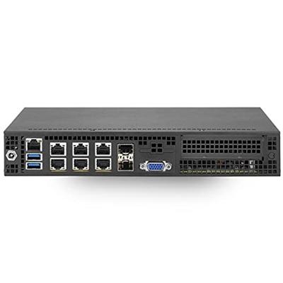 Supermicro SuperServer E300-9D-8CN8TP Intel SoC Zwart Barebone Server (Intel SoC, Intel® Xeon®, D-2146NT, 16MB, 1.2V, 512GB)
