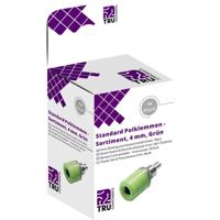 TRU COMPONENTS Assortiment laboratoriumconnectoren Bus, inbouw verticaal Groen 10 stuk(s) - thumbnail
