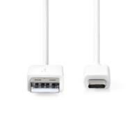 Nedis USB-Kabel |480 Mbps | 1 m | Wit | 1 stuks - CCGB60600WT10 CCGB60600WT10 - thumbnail
