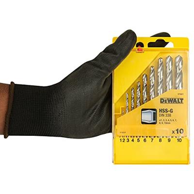 DEWALT 10-delige HSS-G DIN 338 Metaalboorcassette boorset - thumbnail