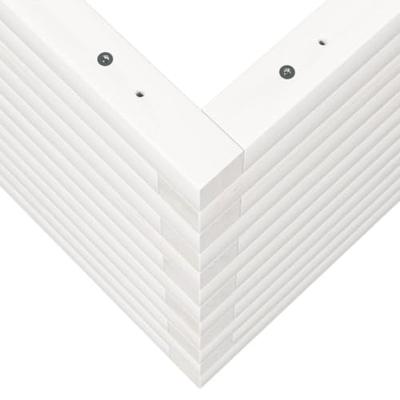 VidaXL Plantenbak 70x40x45,5 cm massief grenenhout wit