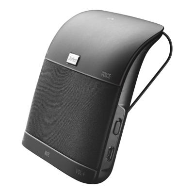 Jabra Freeway Bluetooth Carkit Autospeaker – Sterk Ruisonderdrukkende Microfoon en Speaker met Stembesturing om te Bellen, Muziek te Streamen en voor de gps – Zwart