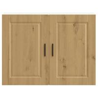 Keukenwandkast Porto bewerkt hout artisanaal eikenkleur - thumbnail