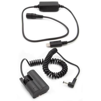 Dummy accu USB-C adapterset DR-400 accutype Canon BP-511 / BP-511A Dummy accu USB-C adapterset DR-400 accutype Canon BP-511 / BP-511A