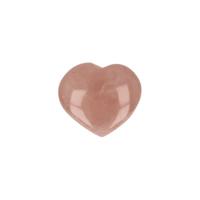 Edelstenen Hart van Rozenkwarts (Model 25) - thumbnail