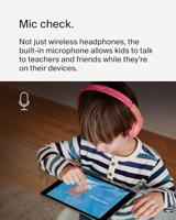 Belkin SoundForm Mini draadloze on-ear koptelefoon met ingebouwde microfoon voor kinderen, voor meisjes en jongens, online onderwijs, school en op reis, compatibel met o.a. iPhone, iPad, Galaxy, roze - thumbnail