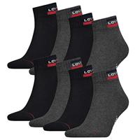 Levi's Mid Cut Sprtwr Logo Mid Grey/ Black 2-Pack-35/38 - thumbnail