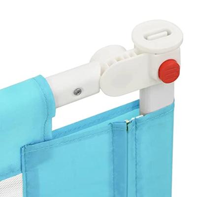 VidaXL Bedhekje peuter 90x25 cm stof blauw - thumbnail
