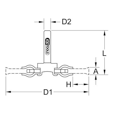 KS Tools 340.0039 Staaldraadborstel 0,5 mm, Ø 75 mm