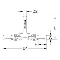 KS Tools 340.0039 Staaldraadborstel 0,5 mm, Ø 75 mm - thumbnail