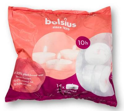 Bolsius Maxi Theelichten 14st 10u