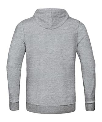 JAKO 6865 Jas Met Kap Base - Lichtgrijs Gemeleerd - XXL