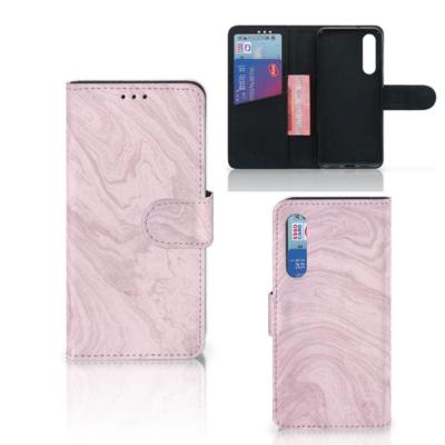 Xiaomi Mi 9 SE | Bookcase | Marble Pink - Origineel Cadeau Vriendin